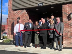 Leaders at ribbon cutting ceremony